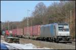 185 692 mit DGS	41147 Rheinhausen - Wien Freudenau Hafen  am 02.03.13 in Vollmerz