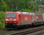 185 183-1 mit Gterzug am 10.06.10 in Jossa  