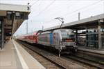 193 801 und 193 804 mit Nahverkehrszug nach Sonneberg am 28.04.18 in Nürnberg Hbf