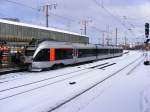 Ein Flirt der Abellio steht am 05.01.2009 im Essener Hauptbahnhof.