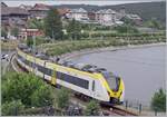 Der DB 1440 179/679 Coradia Continental 2  Grinsekatze  ist auf dem Weg von Freiburg im Breisgau nach Seebrugg und erreicht Schluchsee.