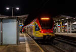 Am 13 Januar 2025 fuhren wir früh morgens um 05 Uhr 28 ab dem Bahnhof Herdorf mit dem HLB RB 96 „Hellertalbahn“ in Richtung Salzburg los.