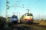 DB 101 014-7 und 103 224-2 Flensburg 15.02.2002