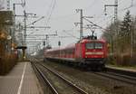 112 181-3 und 112 173-0 als Zug und Schublok eines Ersatz SH Express der aus 6 n-Wagen bestand.