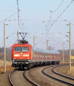 112 177(-1)mit dem RE 21067 aufgenommen am Bü Jübek-Nord(KBS 131.