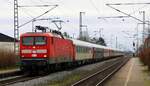 DB 112 166-4 mit dem D 304 von Innsbruck nach Malmö Central aufgenommen in Jübek bei Schleswig.