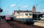 DB 110 511 wurde als E40 134 im Jahr 1959 in Dienst gestellt, bekam im Jahr 1961 eine Widerstandsbremse eingebaut und wurde deshalb in E40 1134 umgezeichnet.