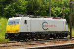 Euro Cargo Rail 186 342-2 beim Systemwechselhalt im Hbf Basel SBB.