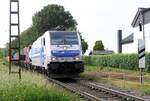 RP/RTB Cargo 186 426-3 mit Containerzug Bü bei Kaldenkirchen 06.06.2024