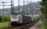 RP 186 493-3 mit GTS Logistics Zug. Bingen 07.08.2024