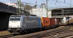 Railpool 186 435-4 REV/ITL Bw Pirna/28.09.22 mit Containerzug. HH-Harburg 08.03.2025