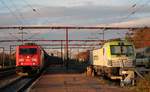 RSC 0185 337-0 und Captrain/ITL 6193 895-0, Padborg/DK, 02.11.2016