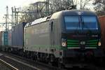 ELOC/ELL/SBB Cargo 193 209-4(REV/MMAL/30.07.14) mit Kistenzug in Hamburg-Harburg.