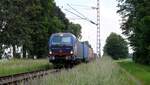 SIEAG/SBBC 193 523, REV/MMAL/16.12.19, mit Containerzug bei Boisheim 06.06.2024