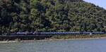 ELOC/RailForceOne 193 954-5 REV/MMAL/17.10.22 mit Kesselzug gen Bingen unterwegs.