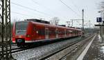 Passt genau...DB S-Bahn Hannover 0425 043/543 als LS 70201 auf  Probefahrt  auf dem Rückweg nach Neumünster.