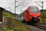 RE2 nach Koblenz bei der Durchfahrt in Bad Salzig 17.9.2025