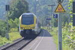 ET 6.07 als RE8 nach Würzburg Hbf bei der Durchfahrt in Roigheim am 12.9.2023 