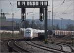 Das erste Exemplar der BR 408 Efringen-Kirchen. 

Tfz 8001 wurde leider von einem dort ebenso geparkten Güterzug in den Schatten gestellt. Januar 2022.