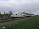 401 063-3 als ICE 890 Leipzig HBF – Hamburg Altona bei Podelwitz.