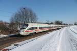 411 080-5  Darmstadt  als ICE 91 Hamburg - Wien bei Pölling.