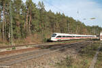 411 009  Güstrow  als ICE 90  Donauwalzer  Wien - Hamburg Altona in Ochenbruck.