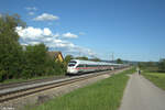 411 029-2  Kiel  als ICE 90 Wien - Hamburg Altona  Donauwalzer  bei Pölling. 14.05.24