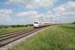 401 085-6  freilassing  als Umleiter ICE bei Uffenheim.