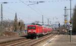 DB 114 028-4 Einfahrt Backnang 25.03.2017