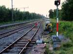 Nach der Entgleisung in/an der Ladestrasse in Jübek am 19.07.2022 wird alles wieder repariert Bild 3