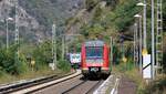 Überraschend kam die S-bahn Rhein/Main mit DB 0430 126/626 durch Lorchhausen gefahren.