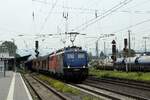 Bayernbahndoppel 139 287-7 und 140 432-6 mit dem Henkelzug durchfahren hier Neuwied am 17.09.2021