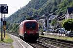 BB 1116 145-4 REV/Lz/27.07.21 diesmal bei Oberwesel unterwegs Richtung Koblenz.