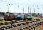 SBB Re 4/4  177 , bls 465 013 + 503 Basel bad Bhf 01.06.2012