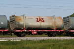 4454 008 (Lgms) mit einem  ZAS -Mllcontainer am 31.