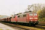 Erzbomber mit 151 107 dönnert durch Köln West am 13 April 2001.