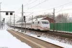 401 064-1 als ICE 707 von Hamburg-Altona nach Berlin Südkreuz in Rathenow.