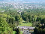 (275'420) - Schloss Wilhelmsh�he und Kassel am 11. Mai 2025 von der Wilhelmsh�he aus