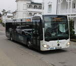 Mercedes Citaro als Linie 27(Ortsbus Binz-Pora)am 01.03.2025 im Ostseebad Binz