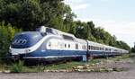 601 des BST (Blue Star Train) der blaue Gastronomiezug im Bahnpark Augsburg am 15.03.2013.