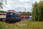 Die E 10 005, später 110 005–6, steht am 04.09.2020 im DB Museum Koblenz-Lützel.