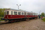   Der Esslinger-Verbrennungstriebwagen 95 80 0301 035-1 D-CLR der Cargo Logistik Rail Service GmbH frei.