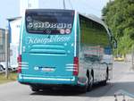 Mercedes Travego von Schörnig aus Deutschland im Stadthafen Sassnitz.