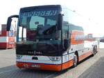 Van Hool TX17 von Janssen Reisen aus Deutschland im Stadthafen Sassnitz.