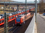 Die BR 426 in Form der 2-teiliger Stadler FLIRT (BR 426.1) sind normal auf der Ruhr-Sieg-Strecke, nun am 23.02.2022 aber habe ich auch Babyquietschie bzw.