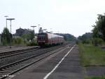 612 062-0 zieht als RE 3692 Gera durch Wunsiedel-Holenbrunn.