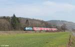 146 246-4 mit dem RE 4612 Bamberg - Frankfurt/Main bei Harbach.