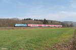 146 246-4 mit dem RE 4612 Bamberg - Frankfurt/Main bei Harbach.