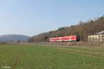 Nachschuss auf 440 326-7 als RB 58034 Bamberg - Gemünden bei Gambach.