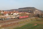 440 809-2 rollt als RB 58054 Bamberg - Jossa in Retzbach-Zellingen ein.